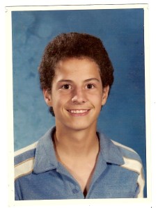Me at 15 years old, with frizz in full swing.